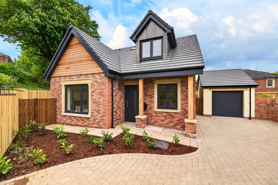 No. 3 Orchard Place — front exterior with garage